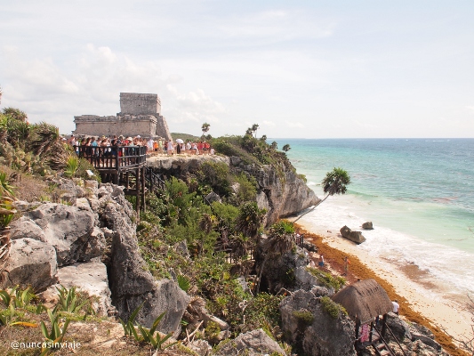 Ruinas en Riviera Maya: Tulum, junto al mar Caribe