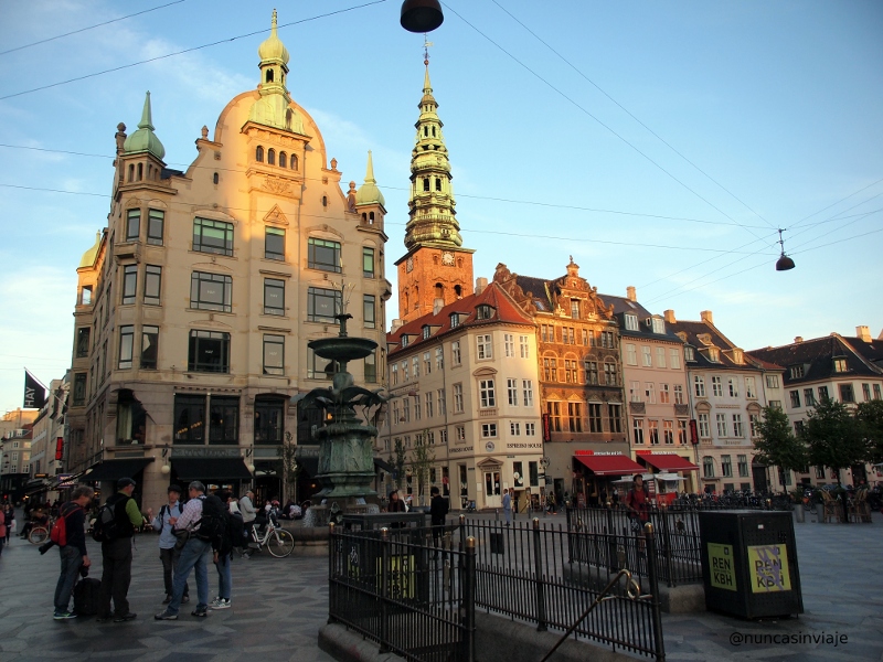 Zona peatonal en Copenhague