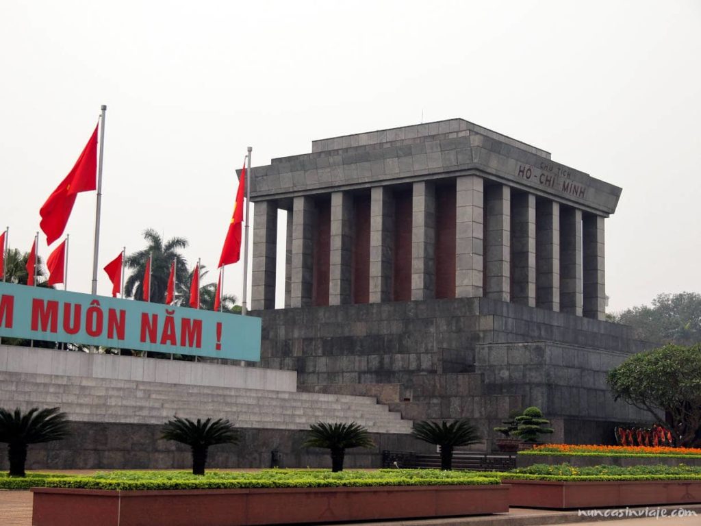 Mausoleo de Ho Chi Minh, el líder de los vietnamitas