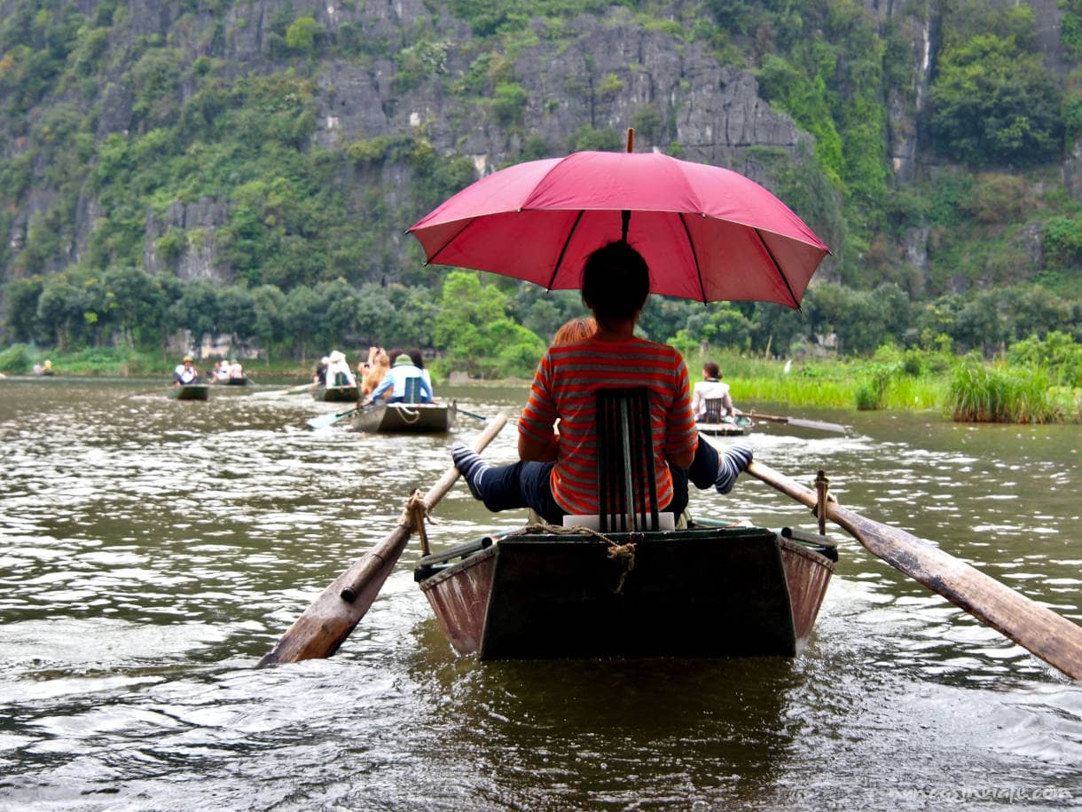 Barquera en Tam Coc