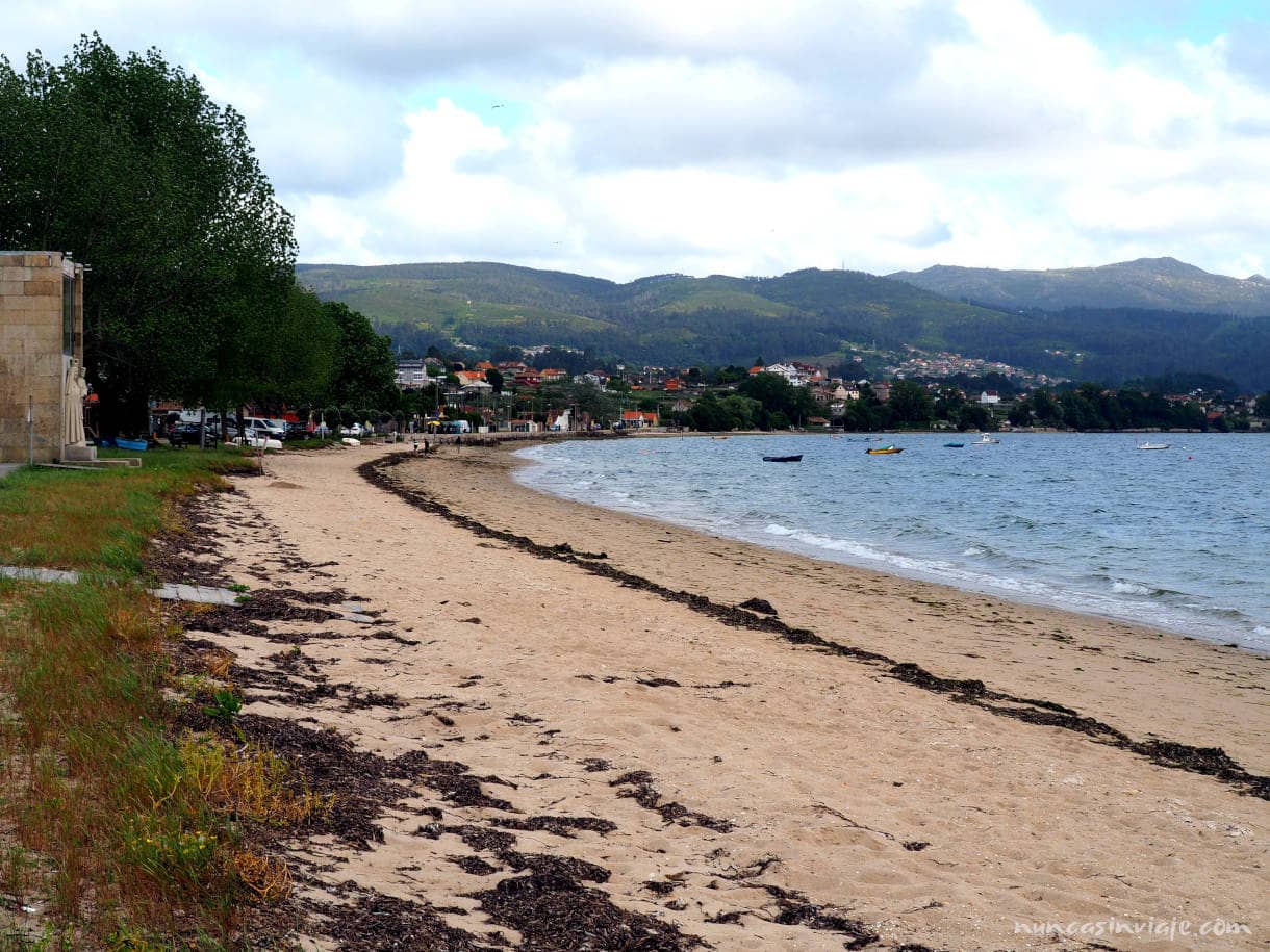 Playa de Cesantes en Redondela