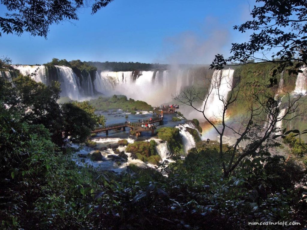 Pasarelas en el lado brasileño de Iguazú