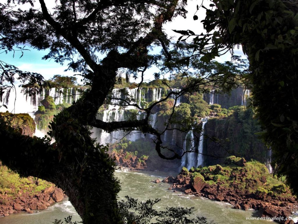 Paisaje de las cataratas de Iguazú