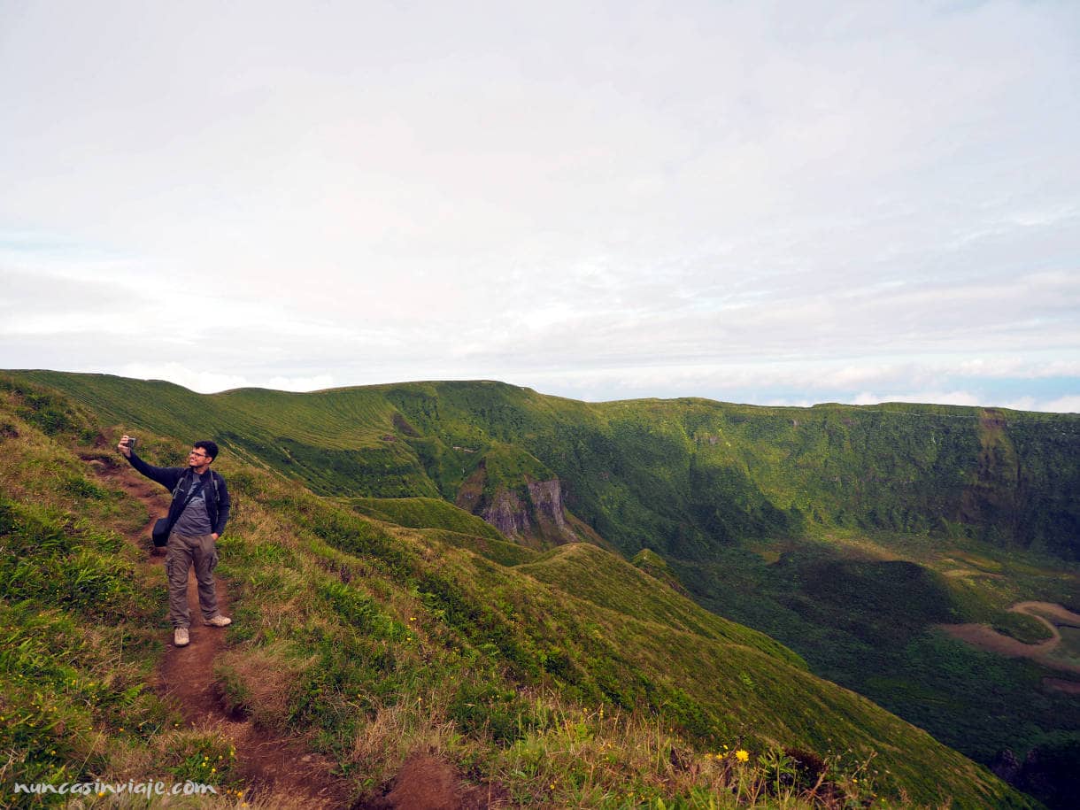 Vistas de la caldera de Faial
