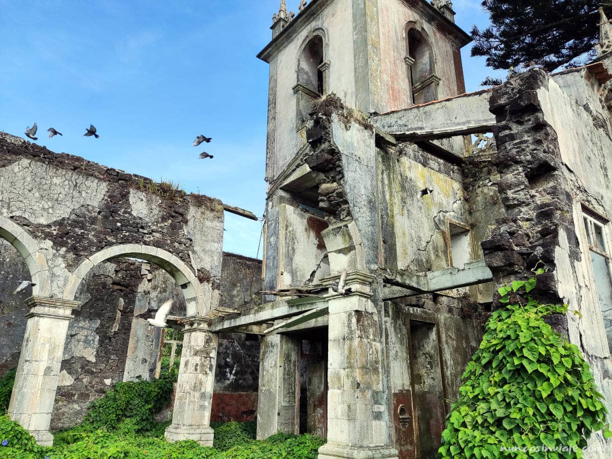 Ruinas del terremoto en Ribeirinha