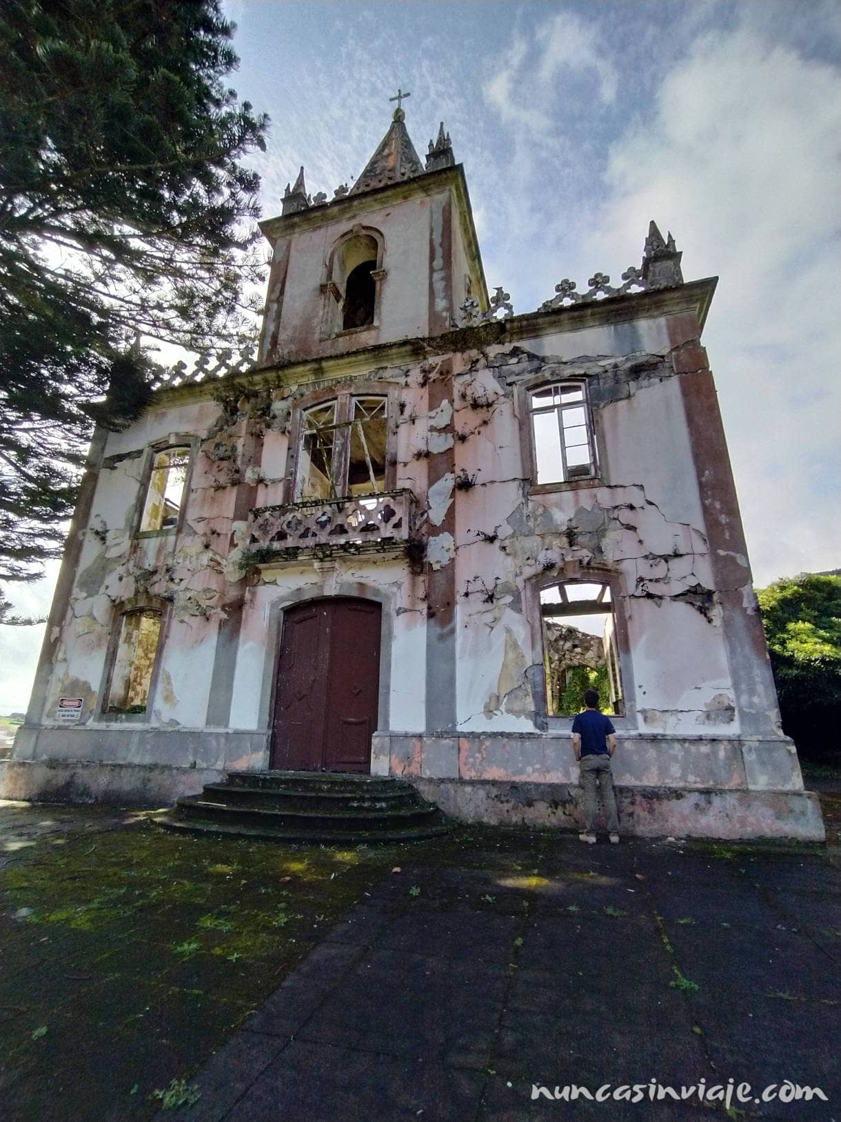 Ruinas de la iglesia de Sao Mateus en Faial