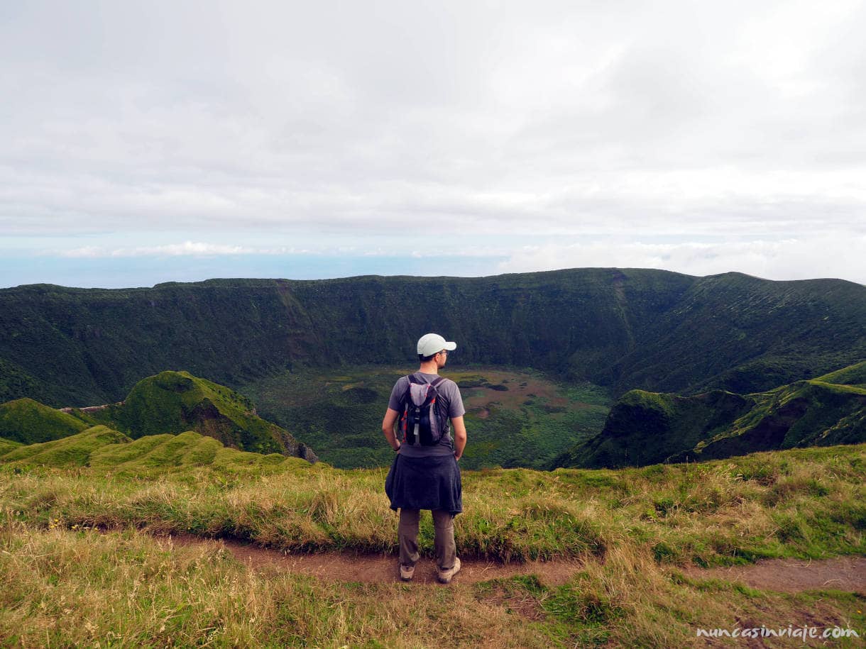 Ruta de senderismo de la caldera de Faial