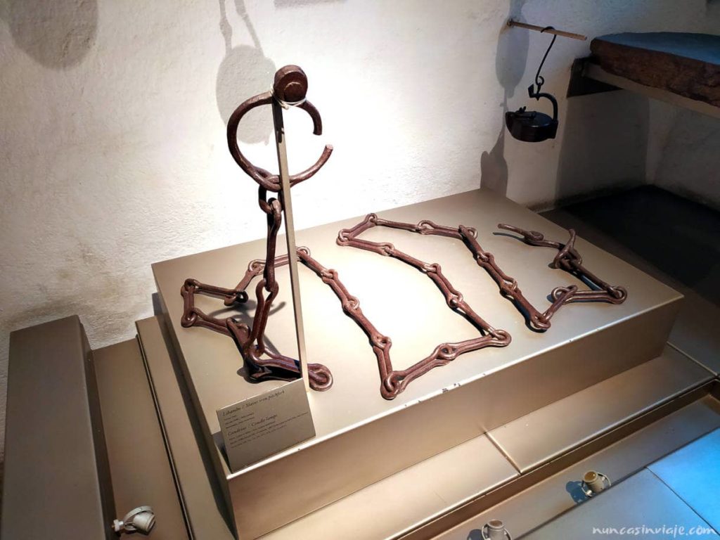 Cadenas en el Museo de la Inconfidencia