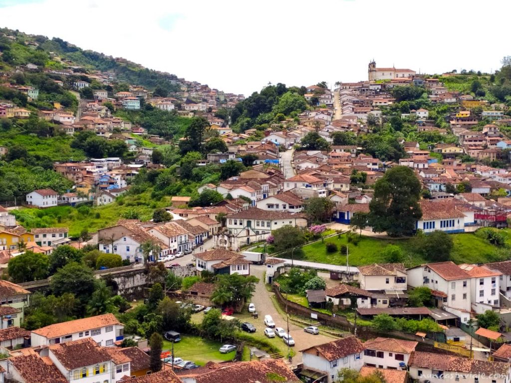 Calles empinadas en Ouro Preto