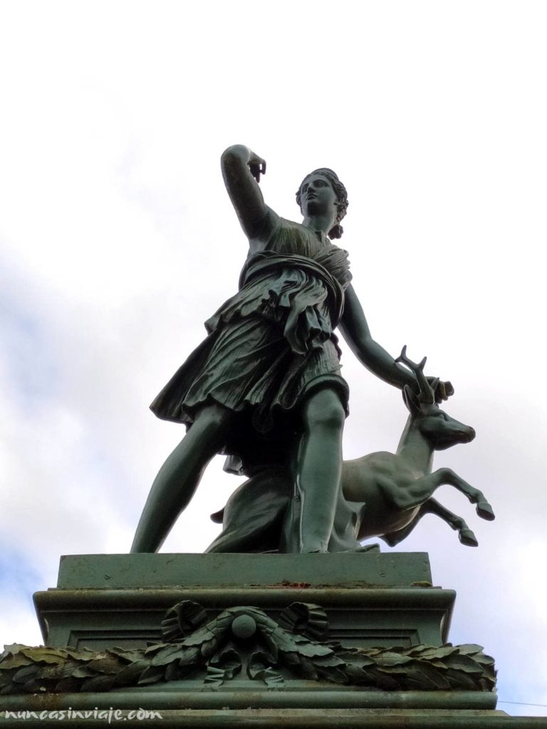 Fuente de Diana Cazadora en Betanzos
