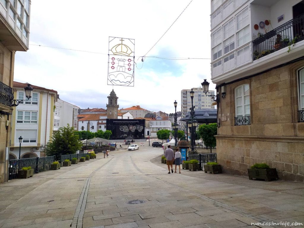 Lugar que ocupaba la Puerta de la Villa de Betanzos