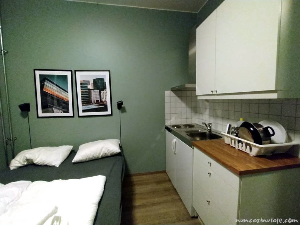 Una habitación en un hotel de Oslo
